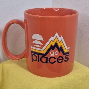 Life is Good 'Go Places' Ceramic Coffee Mug 16 oz NWOT